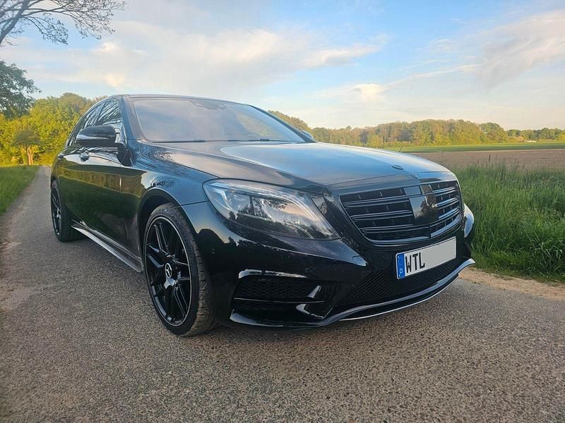 Schwarz Gebraucht 2014 Mercedes S350 AMG line Limousine | 24.990 € (Superpreis) - Bild 1/4