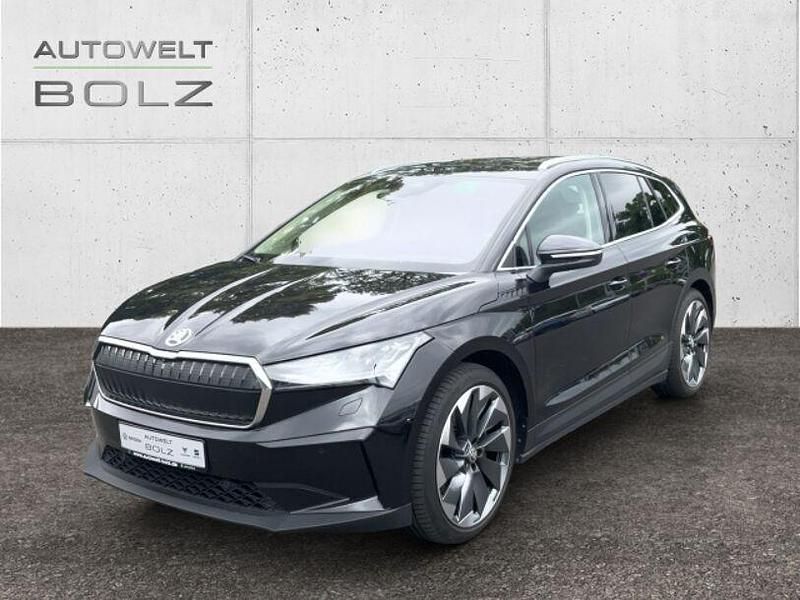 Schwarz Gebraucht 2021 Skoda Enyaq iV ecoSuite SUV | 30.990 € (Fairer Preis) - Bild 1/4