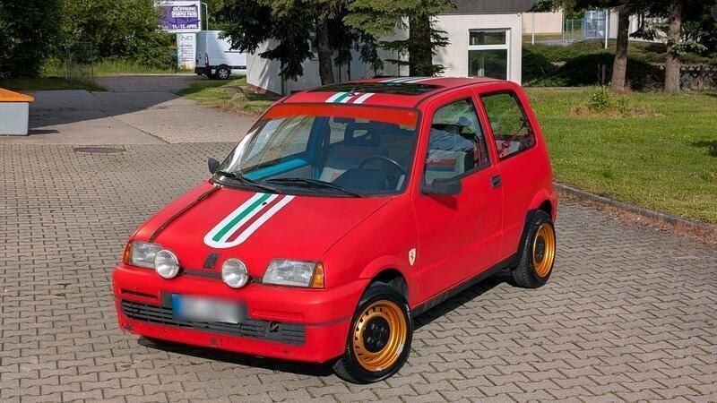 Rot Gebraucht 1993 Fiat Cinquecento Kleinwagen | 950 € - Bild 1/4