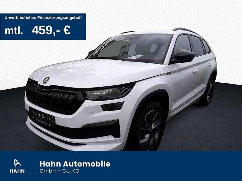 Weiß Gebraucht 2021 Skoda Kodiaq SportLine SUV | 35.930 € (Etwas zu teuer) - Bild 1/3
