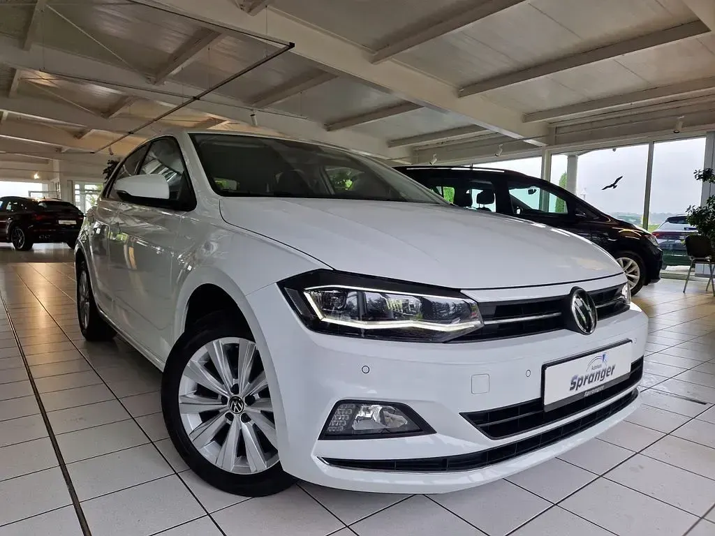 Gebraucht VW Polo Highline 95 PS (69 kW) 2021 Weiß Kleinwagen
