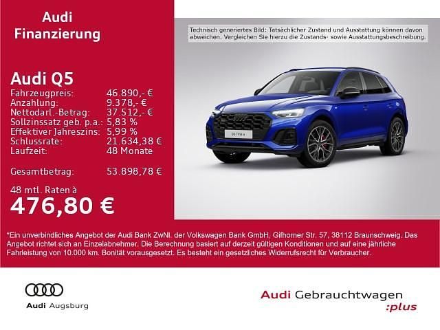 Ultrablau metallic Gebraucht 2023 Audi Q5 S-Line SUV | 46.890 € (Fairer Preis) - Bild 1/4