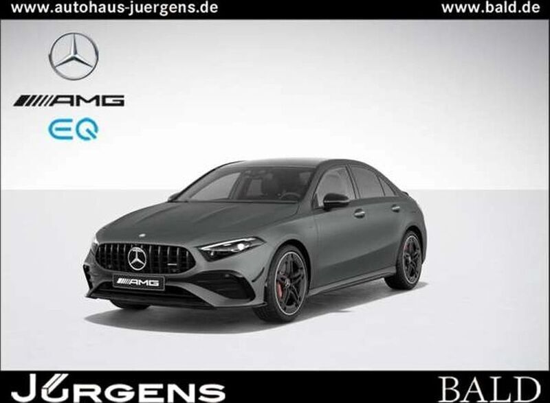 Grau Gebraucht 2023 Mercedes A35 AMG AMG Limousine | 56.940 € (Teuer) - Bild 1/4