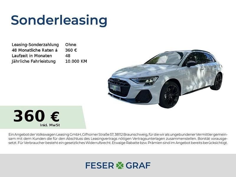 Gletscherweiß Neu 2025 Audi A3 Sportback Ambiente Limousine | 39.990 € (Teuer) - Bild 1/4