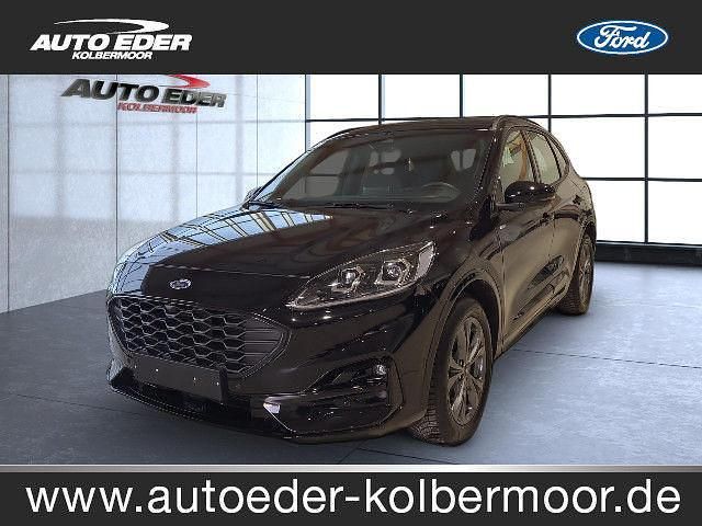 Obsidianschwarz (metallic) Gebraucht 2023 Ford Kuga ST-Line SUV | 30.400 € (Teuer) - Bild 1/4