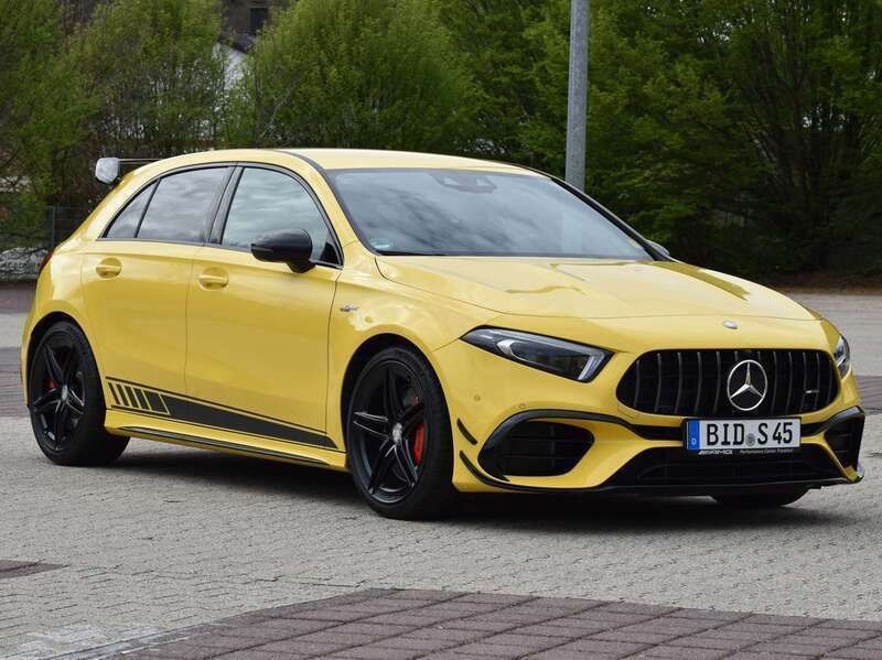 Gelb Gebraucht 2020 Mercedes A45 AMG AMG Limousine | 49.800 € (Fairer Preis) - Bild 1/4