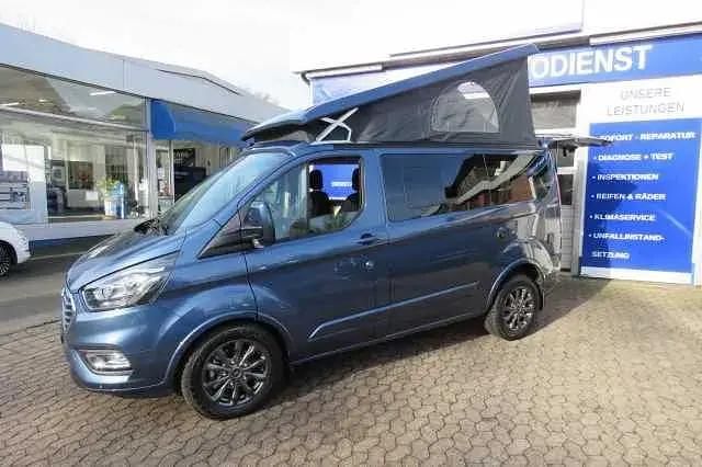 Blue metallic metallic Neu 2024 Ford Transit Custom Limited Van / Kleinbus | 63.750 € - Bild 1/4