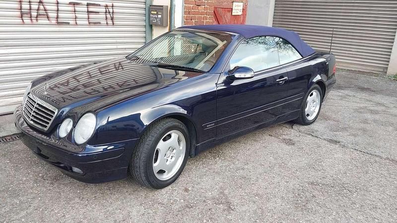 Gebraucht Mercedes CLK200 Elegance 163 PS (119 kW) 2000 Blau Cabrio