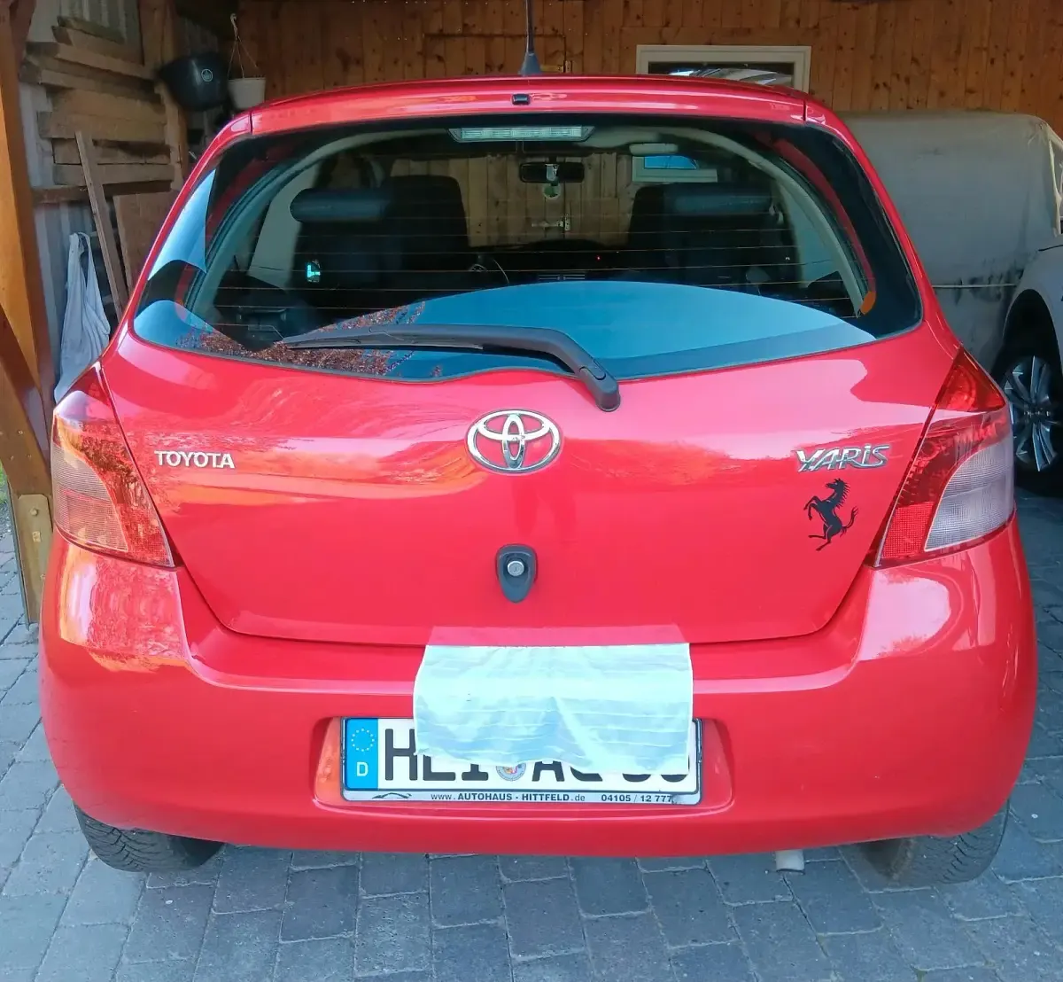 Gebraucht Toyota Yaris 87 PS (63 kW) 2007 Rot Kleinwagen