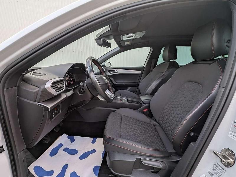 Gebraucht Seat Leon FR 150 PS (110 kW) 2021 "nevada" weiss Kombi