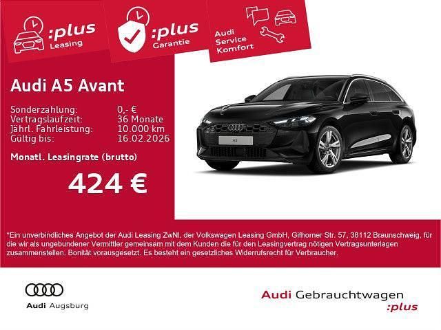 Mythosschwarz metallic Gebraucht 2025 Audi A5 Ambiente Kombi | 50.890 € (Superpreis) - Bild 1/2