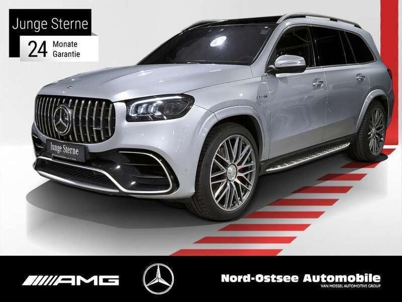 Silber metalliclack hightechsilber metallic Gebraucht 2022 Mercedes GLS63 AMG AMG SUV | 91.290 € - Bild 1/4