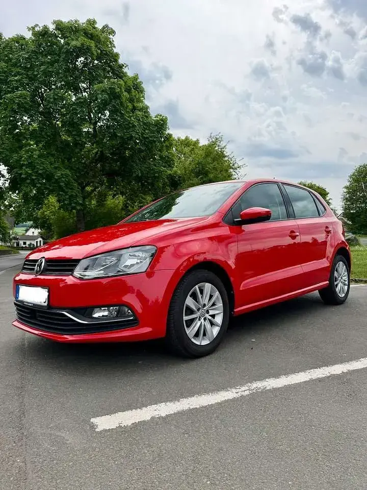 Usata VW Polo Comfortline 75 CV (55 kW) 2014 Rosso Utilitaria