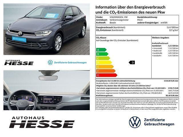 Grau Gebraucht 2023 VW Polo Style Kleinwagen | 24.490 € (Fairer Preis) - Bild 1/4