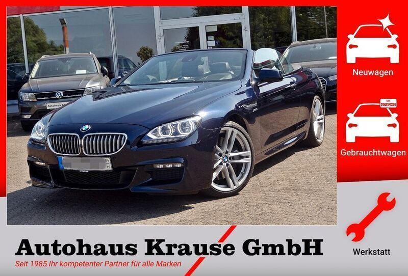 Schwarz Gebraucht 2012 BMW 650 Cabriolet M Sport Cabrio | 31.500 € (Fairer Preis) - Bild 1/4