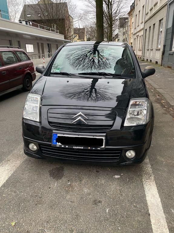Schwarz Gebraucht 2007 Citroën C2 VTR Sport Kleinwagen | 1.299 € (Guter Preis) - Bild 1/4