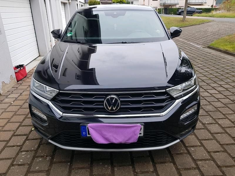 Schwarz Gebraucht 2021 VW T-Roc Sport SUV | 18.500 € (Superpreis) - Bild 1/4