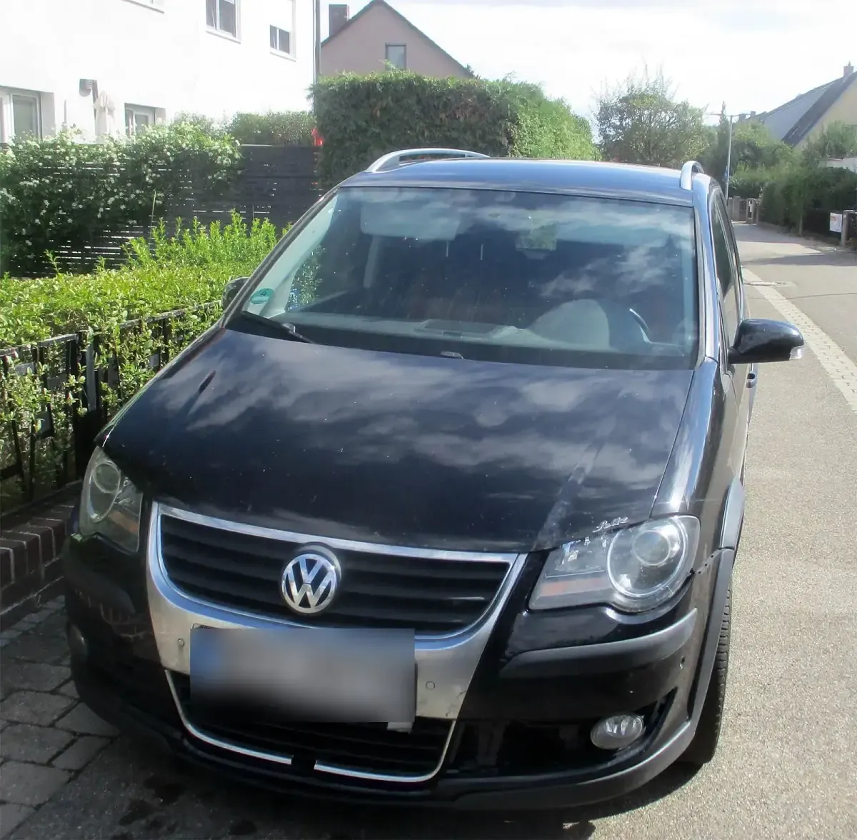 Gebraucht VW Touran Cross 140 PS (102 kW) 2009 Schwarz Van / Kleinbus