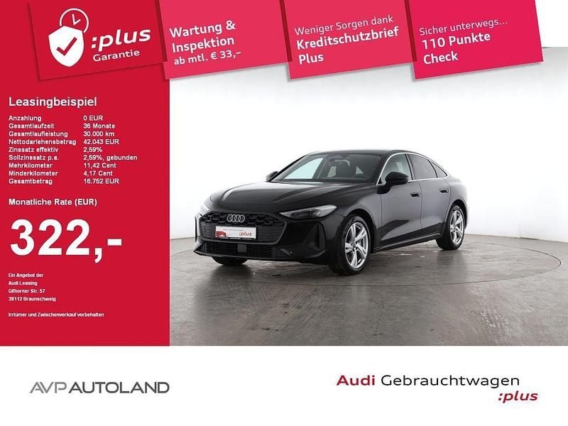 Mythosschwarz Gebraucht 2025 Audi A5 Business Coupé | 41.880 € - Bild 1/4
