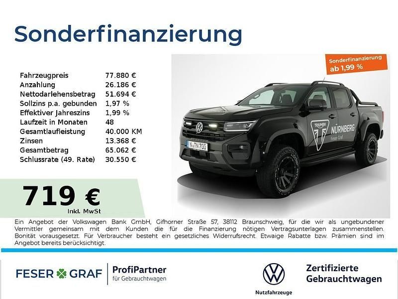Midnight black metallic Gebraucht 2025 VW Amarok PanAmericana Abholung | 77.880 € - Bild 1/1