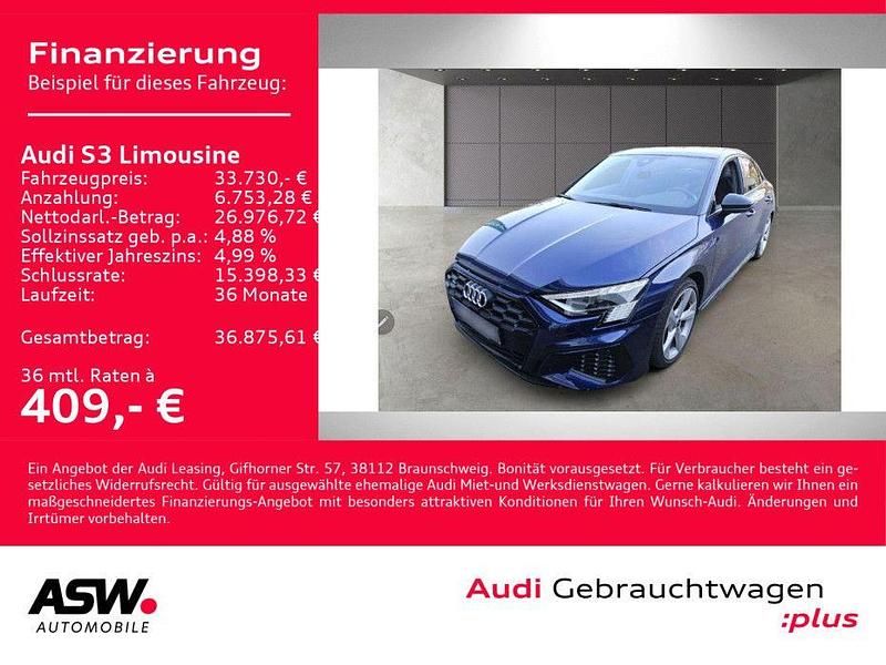 Gebraucht Audi S3 Ambiente 310 PS (228 kW) 2021 Navarrablau metallic Limousine