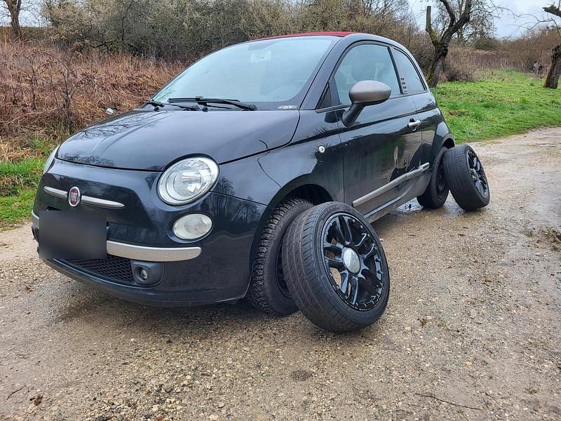 Gebraucht Fiat 500 101 PS (74 kW) 2011 Schwarz Cabrio