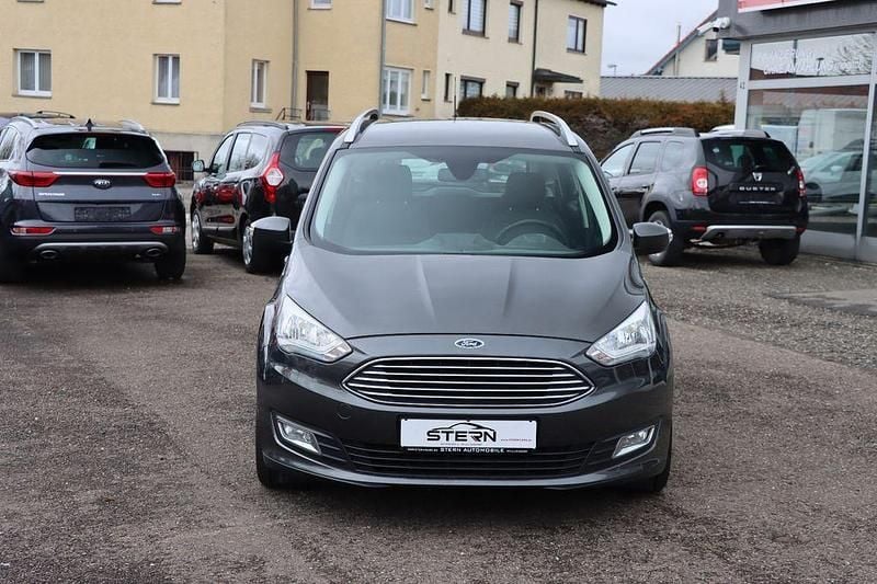 Gebraucht Ford Grand C-Max Titanium 125 PS (91 kW) 2016 Grau Van / Kleinbus