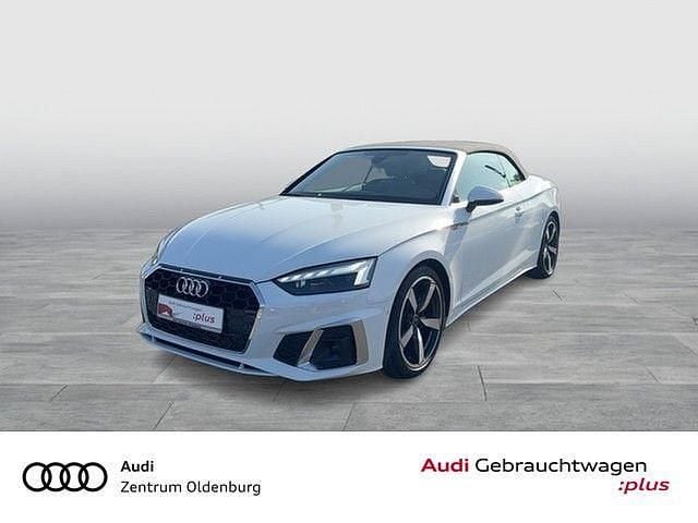 Weiß Gebraucht 2024 Audi A5 Cabriolet S-Line Cabrio | 42.976 € (Superpreis) - Bild 1/4