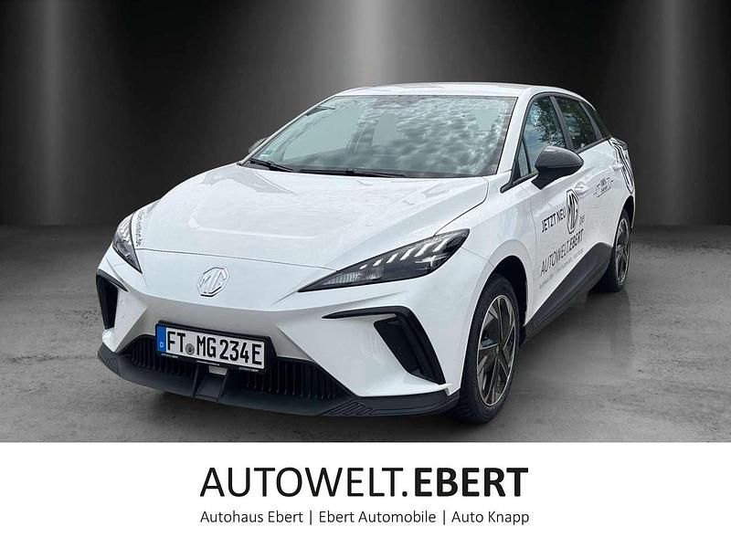 Dover white Gebraucht 2025 MG MG4 EV Kleinwagen | 24.900 € - Bild 1/4