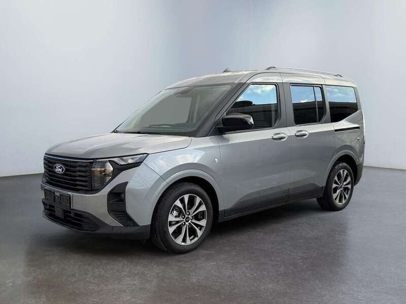 Solar silver metallic Neu 2025 Ford Tourneo Courier Titanium Van / Kleinbus | 26.617 € (Guter Preis) - Bild 1/4