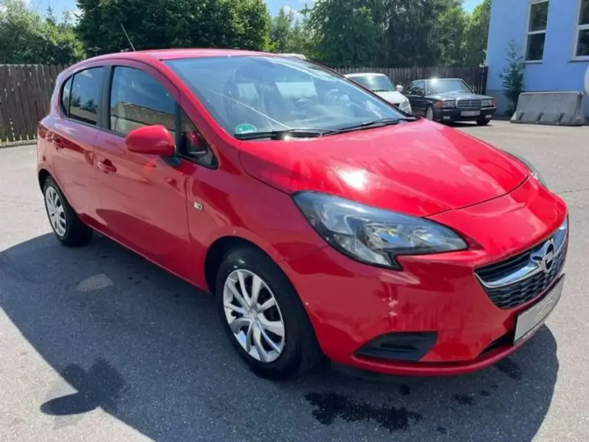 Gebraucht Opel Corsa Edition 90 PS (66 kW) 2015 Magmarot Kleinwagen