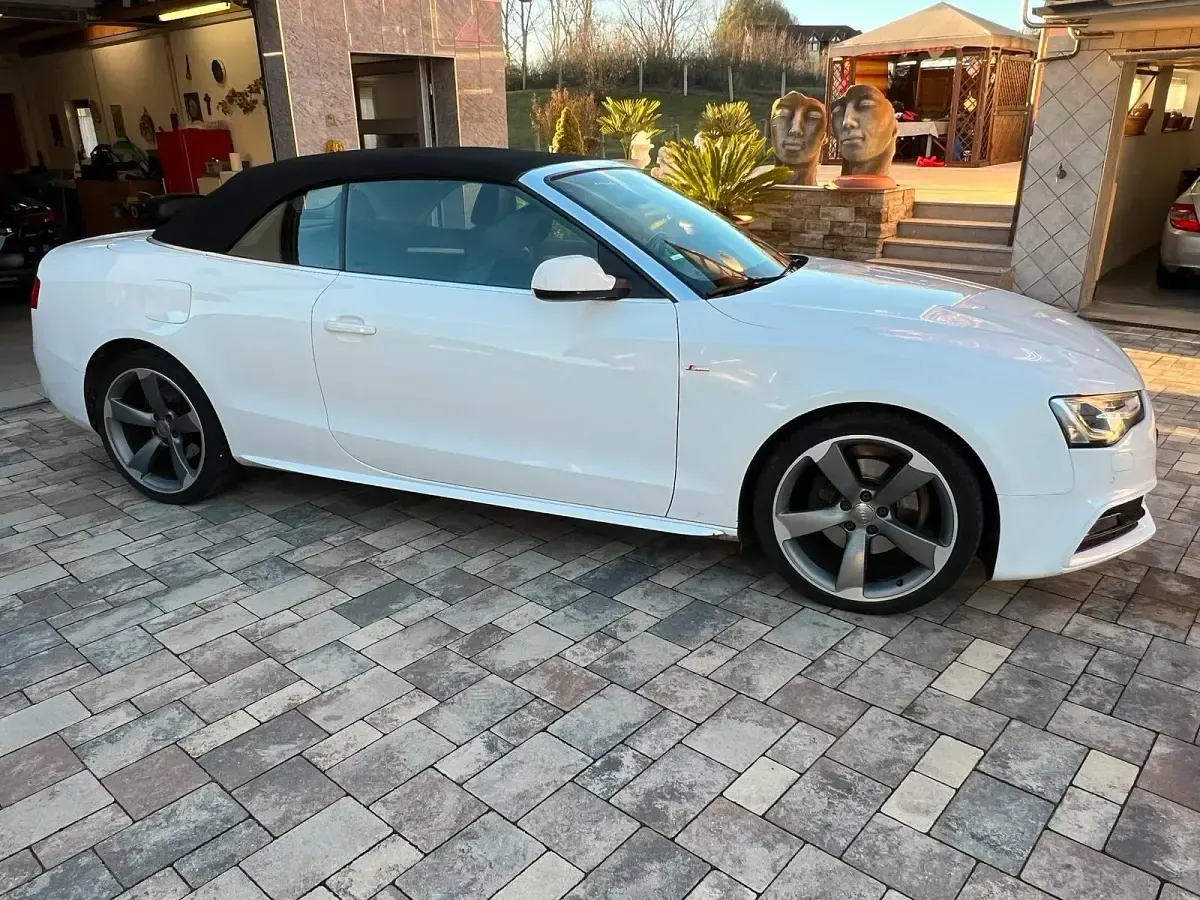Gebraucht Audi A5 Cabriolet 190 PS (139 kW) 2016 Weiß Cabrio