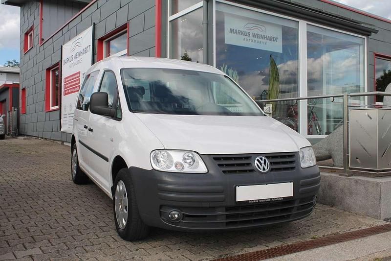 Second-hand VW Caddy Life 105 CP (77 kW) 2007 Alb Monovolum