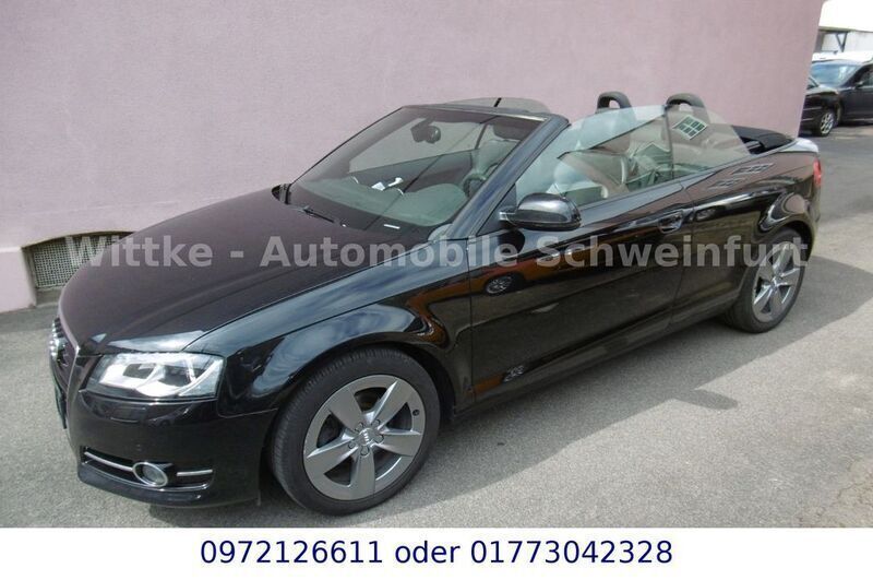 Schwarz Gebraucht 2013 Audi A3 Cabriolet S-Line Cabrio | 13.500 € (Fairer Preis) - Bild 1/4