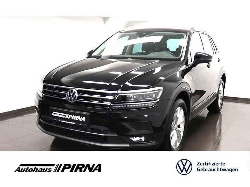 Deep black Gebraucht 2020 VW Tiguan Highline SUV | 26.820 € (Fairer Preis) - Bild 1/3