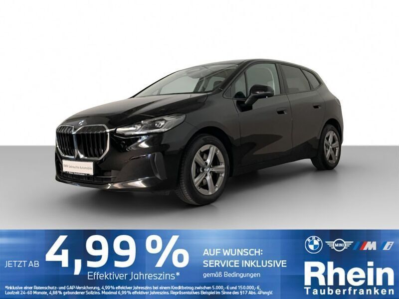 Schwarz Gebraucht 2023 BMW 218 Active Tourer Sport Line Van / Kleinbus | 23.233 € (Superpreis) - Bild 1/4