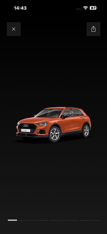 Gebraucht Audi Q3 Advanced 200 PS (147 kW) 2021 Orange SUV