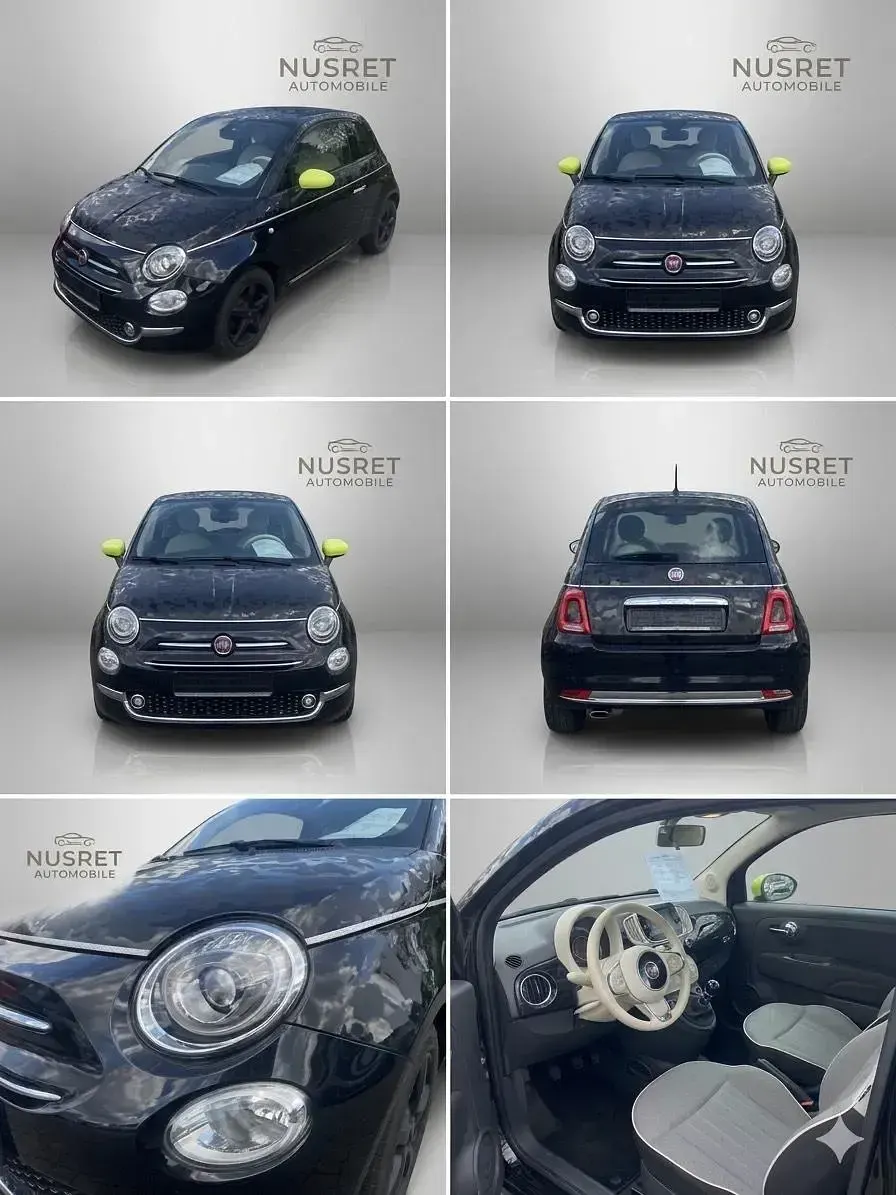Usado Fiat 500 75 CV (55 kW) 2015 Negro Utilitario