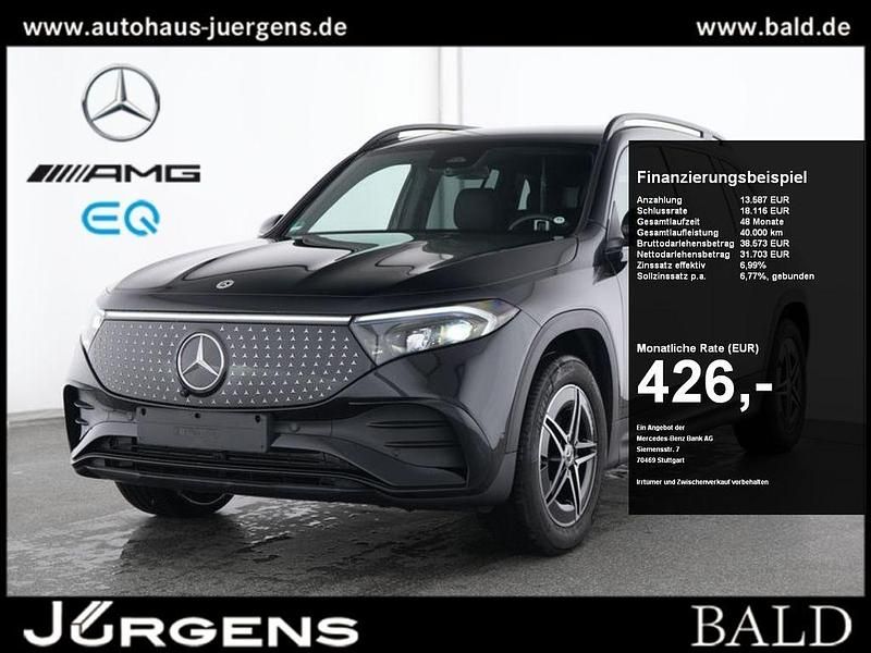 Schwarz kosmosschwarz metallic Gebraucht 2025 Mercedes EQB300 AMG SUV | 45.290 € (Teuer) - Bild 1/4