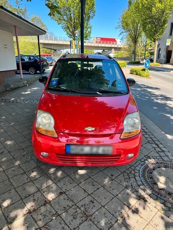 Rot Gebraucht 2005 Chevrolet Matiz Kleinwagen | 650 € - Bild 1/4