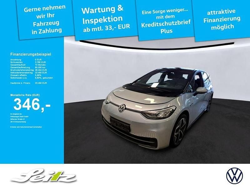 Gebraucht VW ID.3 Pro 106 kW (145 PS) 2022 Schwarz Kleinwagen