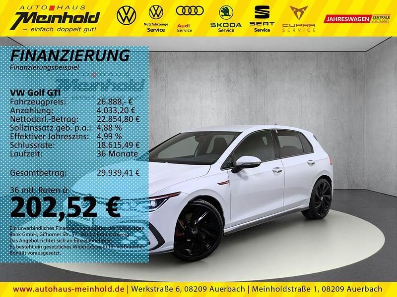Oryxwhite perlmutteffekt Gebraucht 2021 VW Golf VIII GTI Limousine | 26.888 € (Fairer Preis) - Bild 1/4