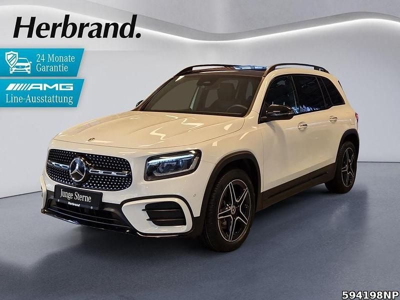 Unilack polarweiß Gebraucht 2024 Mercedes GLB200 AMG SUV | 41.890 € (Fairer Preis) - Bild 1/4