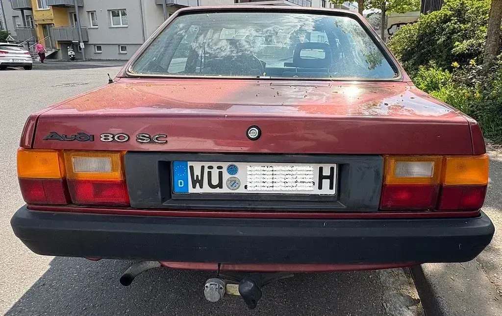 Usata Audi 80 75 CV (55 kW) 1986 Rosso Berlina