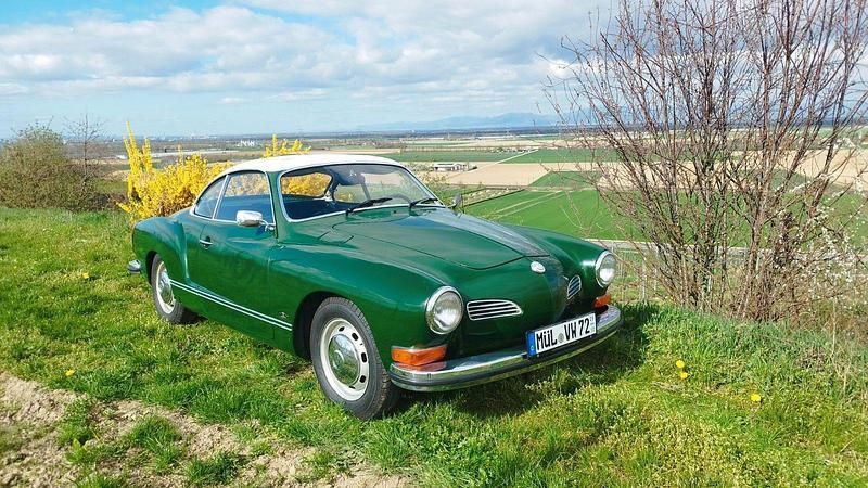 Grün Gebraucht 1972 VW Karmann Ghia Karmann Coupé | 14.900 € - Bild 1/4