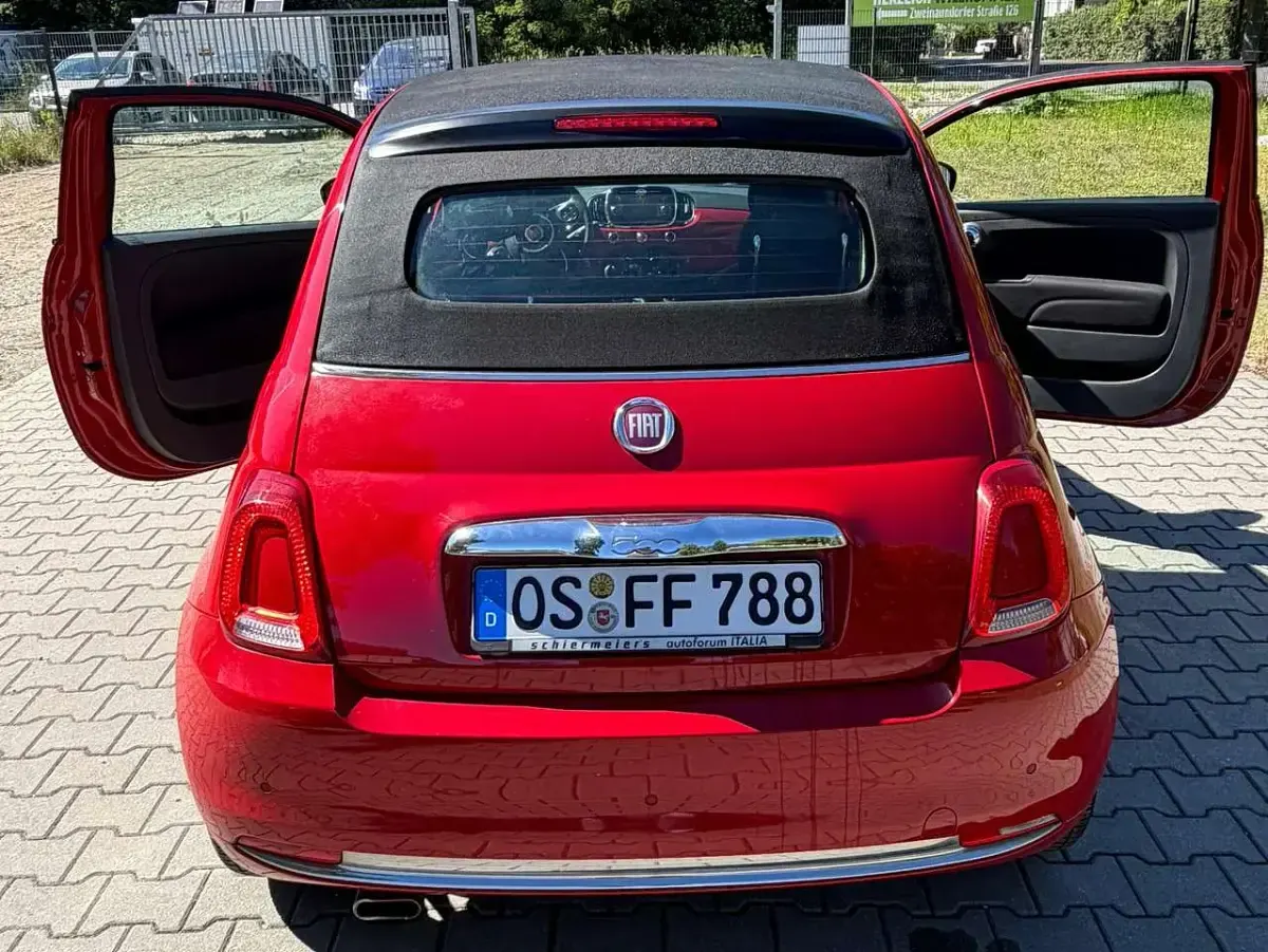 Gebraucht Fiat 500C Lounge 69 PS (50 kW) 2015 Rot Cabrio