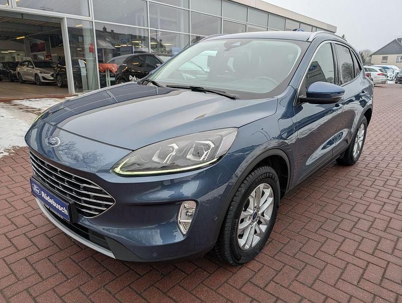 Blau Gebraucht 2022 Ford Kuga Titanium X SUV | 22.990 € (Guter Preis) - Bild 1/4