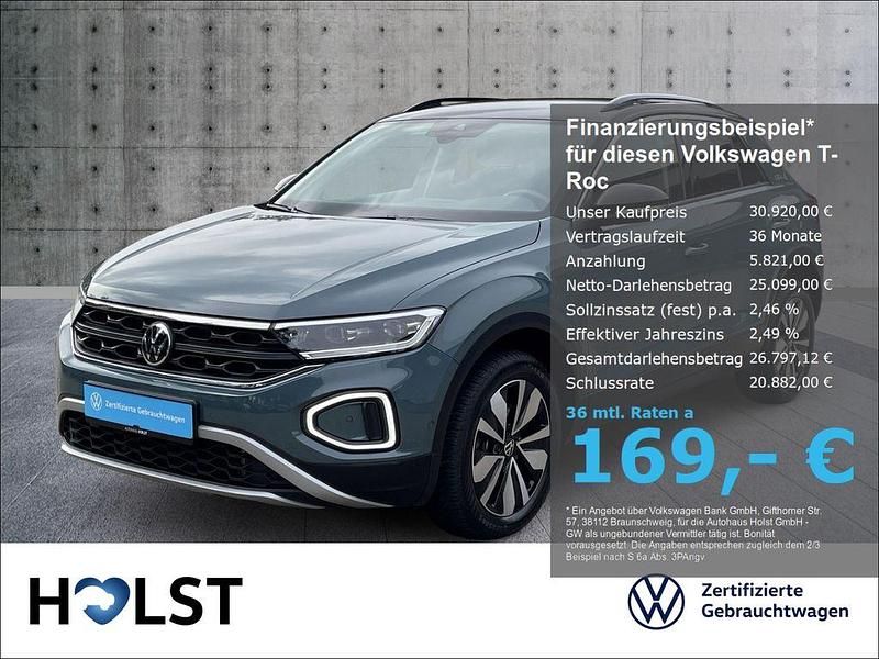 Gebraucht VW T-Roc Goal 150 PS (110 kW) 2025 Blau SUV