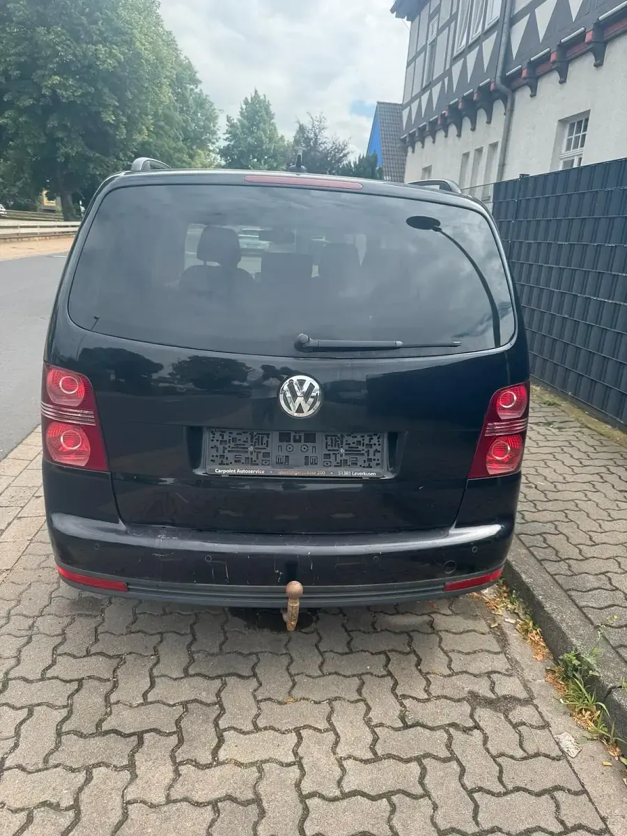 Gebraucht VW Touran 170 PS (125 kW) 2008 Schwarz Van / Kleinbus