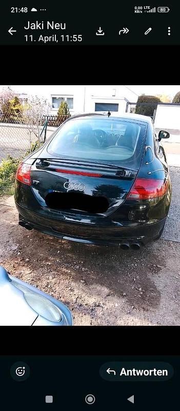 Second-hand Audi TT 200 CP (147 kW) 2007 Negru Coupe